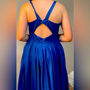 Beautiful Royal blue prom dress.